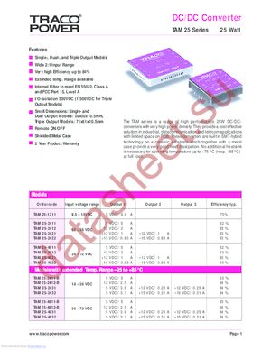 TAM25-2432 datasheet  