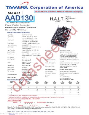 AAD130-3264-A datasheet  