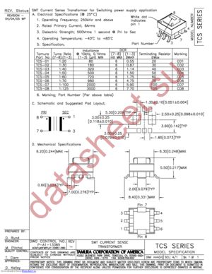 TCS-06 datasheet  