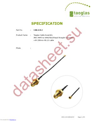 CAB.618C datasheet  