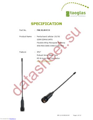 FW.92.RNT.M datasheet  