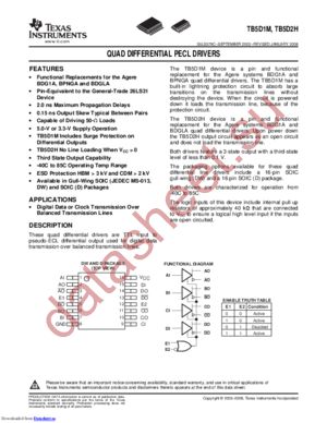 TB5D1MDWRE4 datasheet  