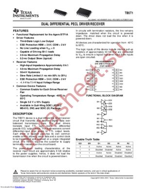 TB5T1DE4 datasheet  