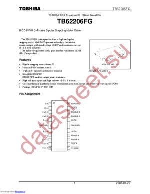 TB62206FG(O,EL) datasheet  