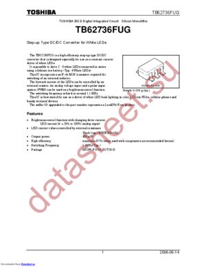 TB62736FUG(O,EL) datasheet  