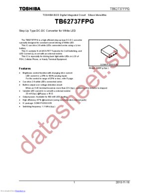 TB62737FPG datasheet  