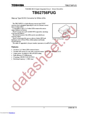 TB62756FUG(O,EL) datasheet  