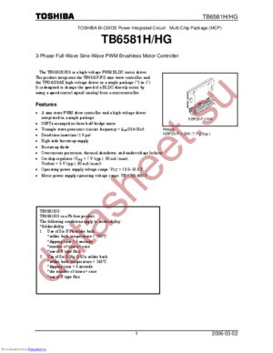 TB6581H_06 datasheet  