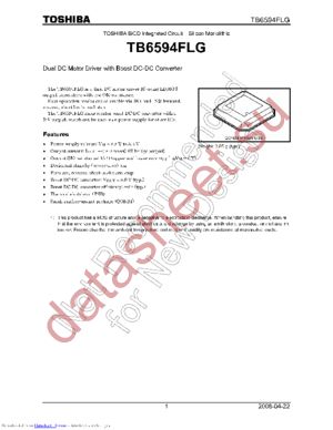 TB6594FLG(EL) datasheet  