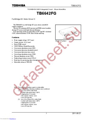 tb6642fg datasheet  