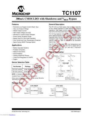 TC1107VOA datasheet  