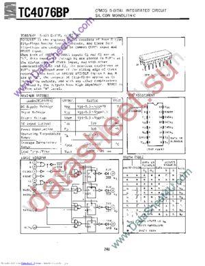 TC4076BP datasheet  