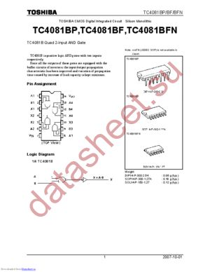 TC4011BFT_12 datasheet  