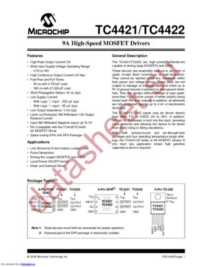 TC4421CMF datasheet  