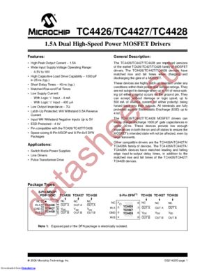 TC4427CMF713 datasheet  