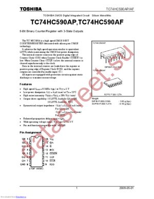 TC74HC590AP(F) datasheet  