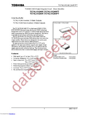 TC74LVX244FT(EL,M) datasheet  