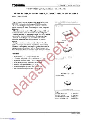 TC74VHC138FN(ELP) datasheet  