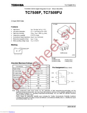 TC7W32FU(TE12L,F) datasheet  