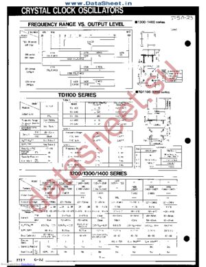 TD1400 datasheet  