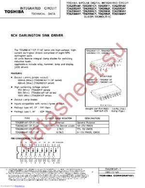 TD62081AFEL datasheet  