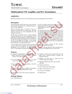 tda4455 datasheet  