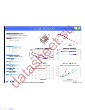 C1608X5R1E334K080AC datasheet  