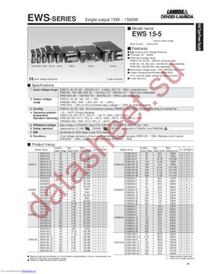EWS300 datasheet  
