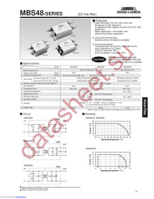 MBS4850S datasheet  