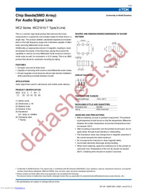 MCZ1210-T datasheet  