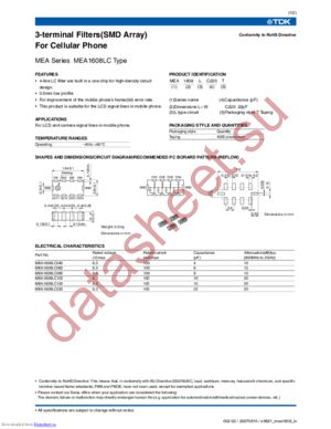 MEA1608LC datasheet  