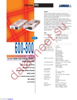 PD800A-230-48 datasheet  