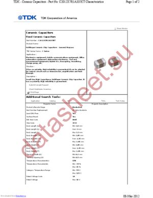 C2012X7R1A335KT datasheet  