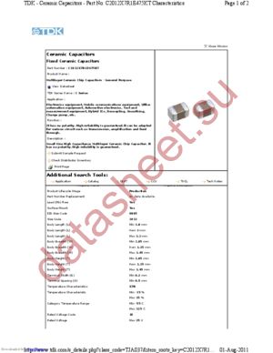 C2012X7R1E475KT datasheet  