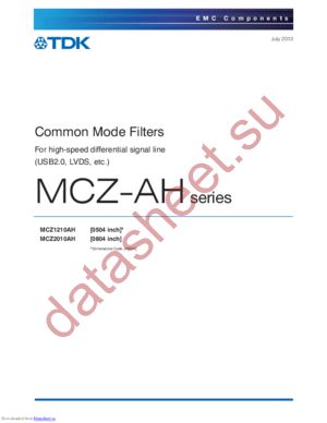 MCZ1210AH201L2T datasheet  