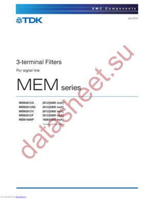 MEM2012SC100 datasheet  