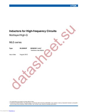 MLG0603P3N6C datasheet  