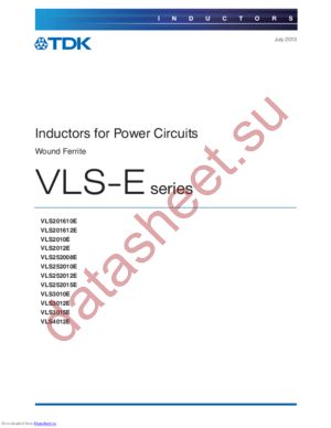 VLS252008ET-R47N datasheet  