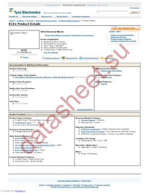 B104 datasheet  