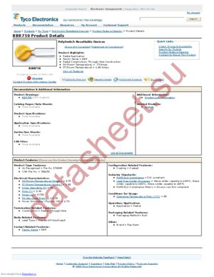 BBR750 datasheet  