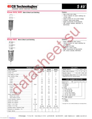 K41A-05 datasheet  