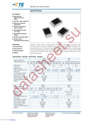 RP73D1J11K3BTDG datasheet  