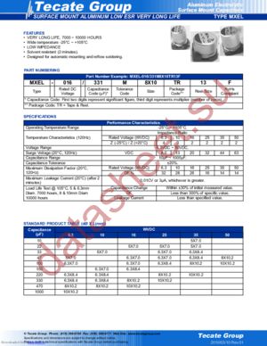 MXEL-016/330M8X10TR13F datasheet  