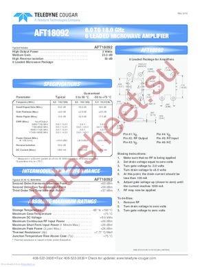 AFT18092 datasheet  