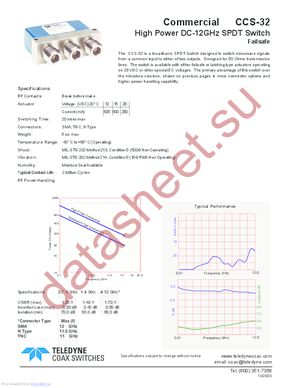 CCS-32T3C-R datasheet  