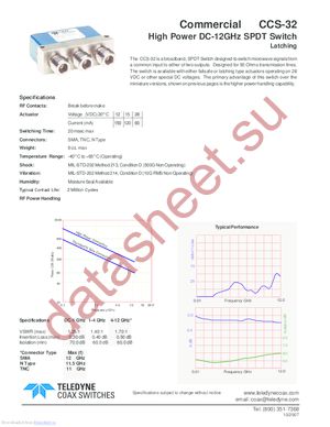 CCS-32T7C-T datasheet  