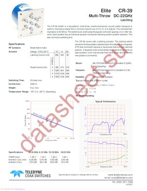 CR-39S63E-T datasheet  