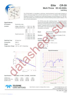 CR-59S63E-R datasheet  