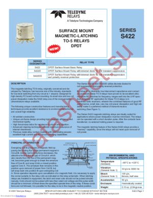 S422D-26 datasheet  