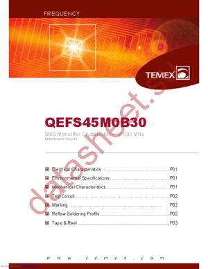 QEFS45M0B30 datasheet  